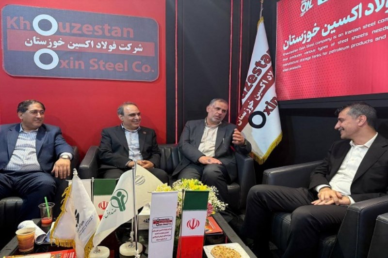 دیدار نماینده اهواز،مدیران صبا انرژی و گروه ملی فولاد با مدیرعامل فولاد اکسین