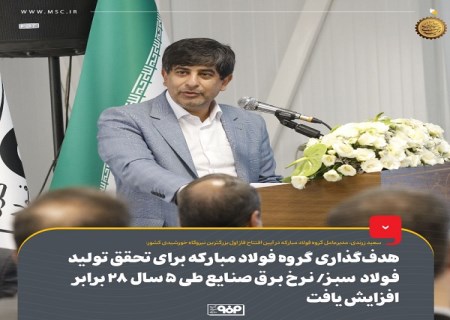 هدف‌ گذاری گروه فولاد مبارکه برای تحقق تولید فولاد سبز