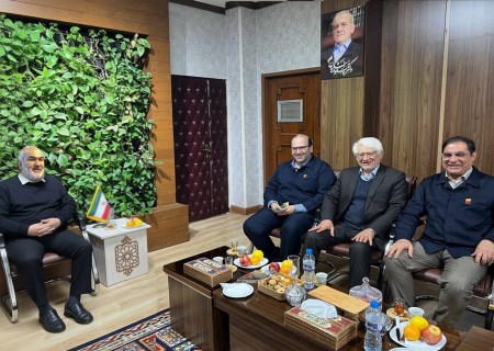 دیدار مدیرعامل با استاندار خوزستان و ارائه گزارش طرح‌های ملی شرکت