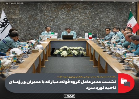 سرمایه انسانی و نوآوری، محور نشست مدیرعامل فولاد مبارکه با نورد سرد